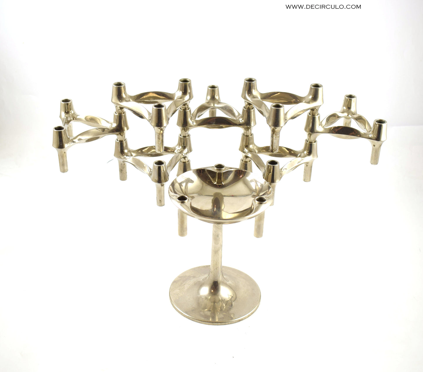 nagel candle holders heavy plus standand bowl decirculo