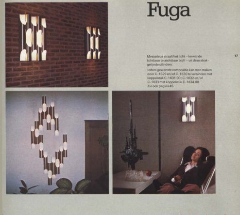 RAAK Amsterdam Fuga Organ Sconces  by Maija Lisa Koumalainen , design wallight from raak light architects