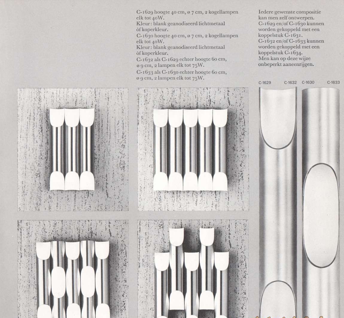 RAAK Amsterdam Fuga Organ Sconces  by Maija Lisa Koumalainen , design wallight from raak light architects