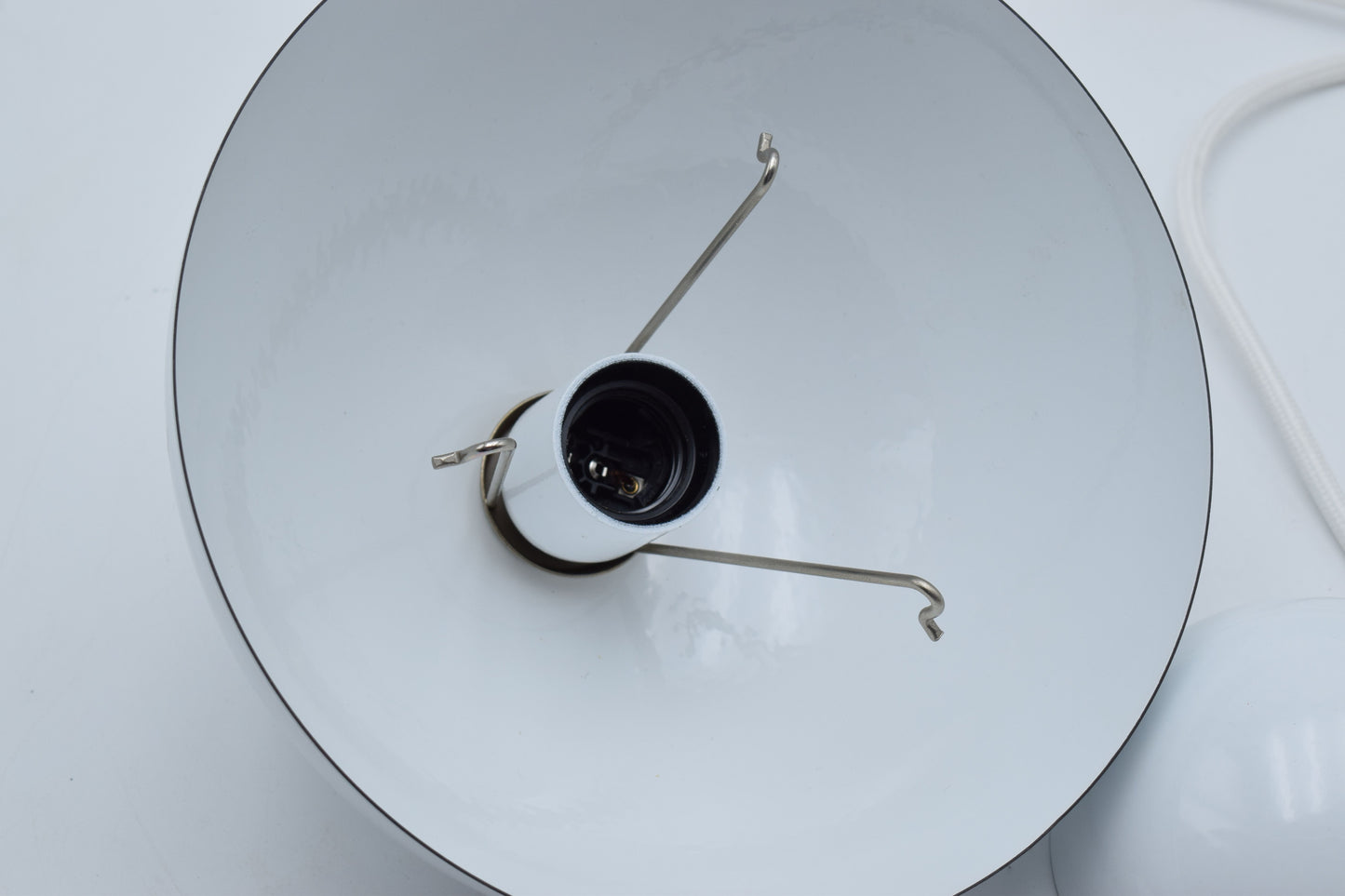 Danish, Verner Panton, Louis Poulsen, Scandinavian, flowerpower, turquoise enamel, ceiling light, lighting, pendant lamp, pendant light, mad men lamp, mid century modern, orange flowerpot
