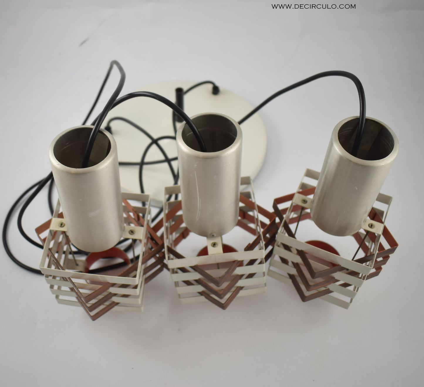 Anvia 3 cascade pendant light, hanging lamp by J J M Hoogervorst for Aniva Holland