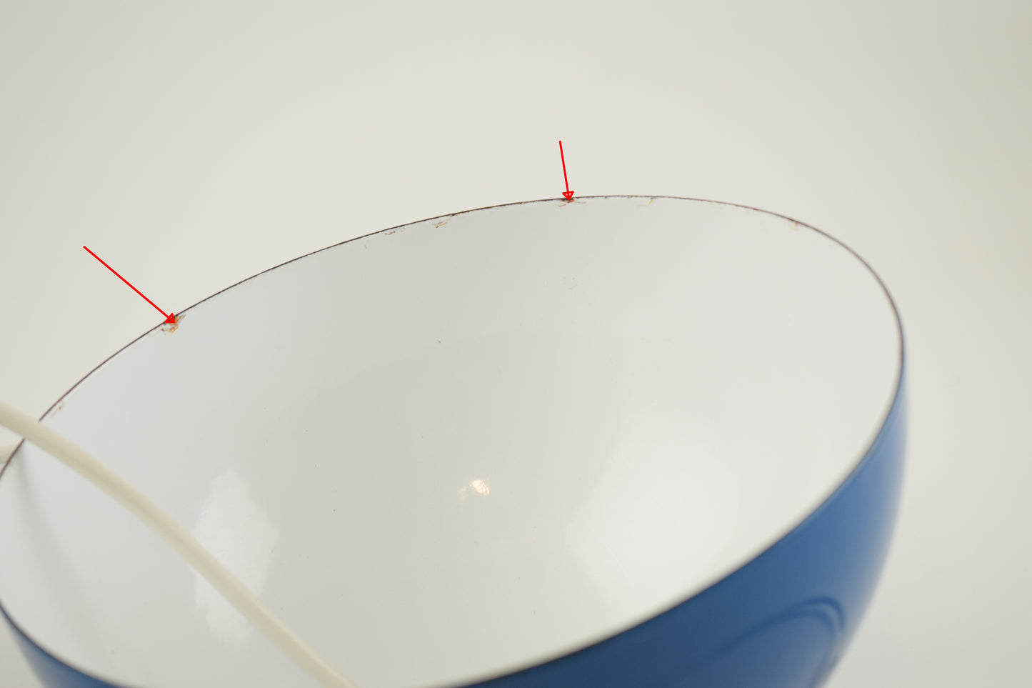 Danish Verner Panton Louis Poulsen Scandinavian flowerpower blue flowerpot turquoise enamel ceiling light lighting pendant lamp pendant light mad men lamp mid century modern