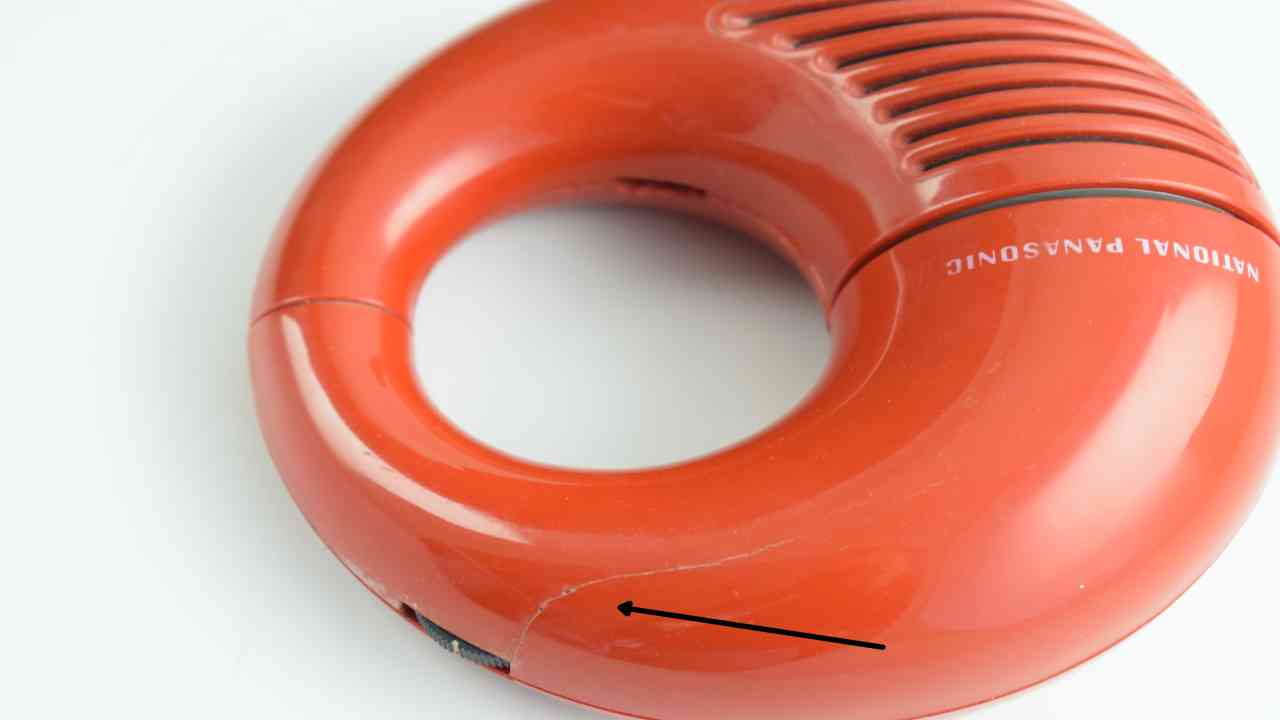 Red radio panasonic toot a loop red retro radio panapet japan radio design radio walkman mp3 player iphone verner panton era space age radio special gift collector item