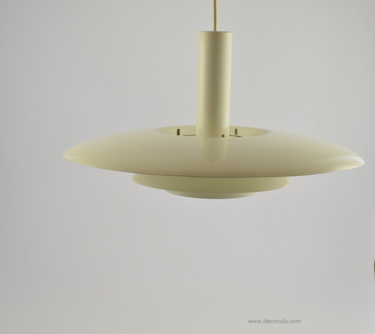 Lámpara colgante escandinava, lámpara colgante blanca.