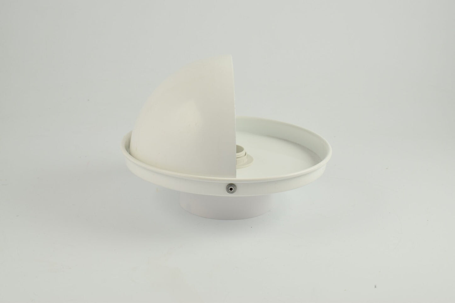 Dijkstra eclips witte aluminium wandlamp, Nederlandse jaren 70 design schans