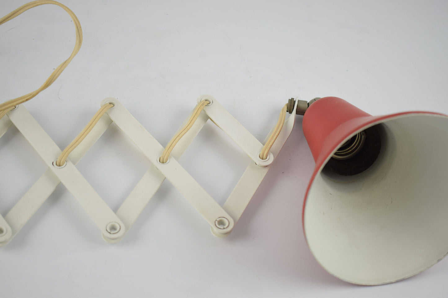 Anvia dutch retro scissors wall lamp red and white vintage wall light from anvia light designers