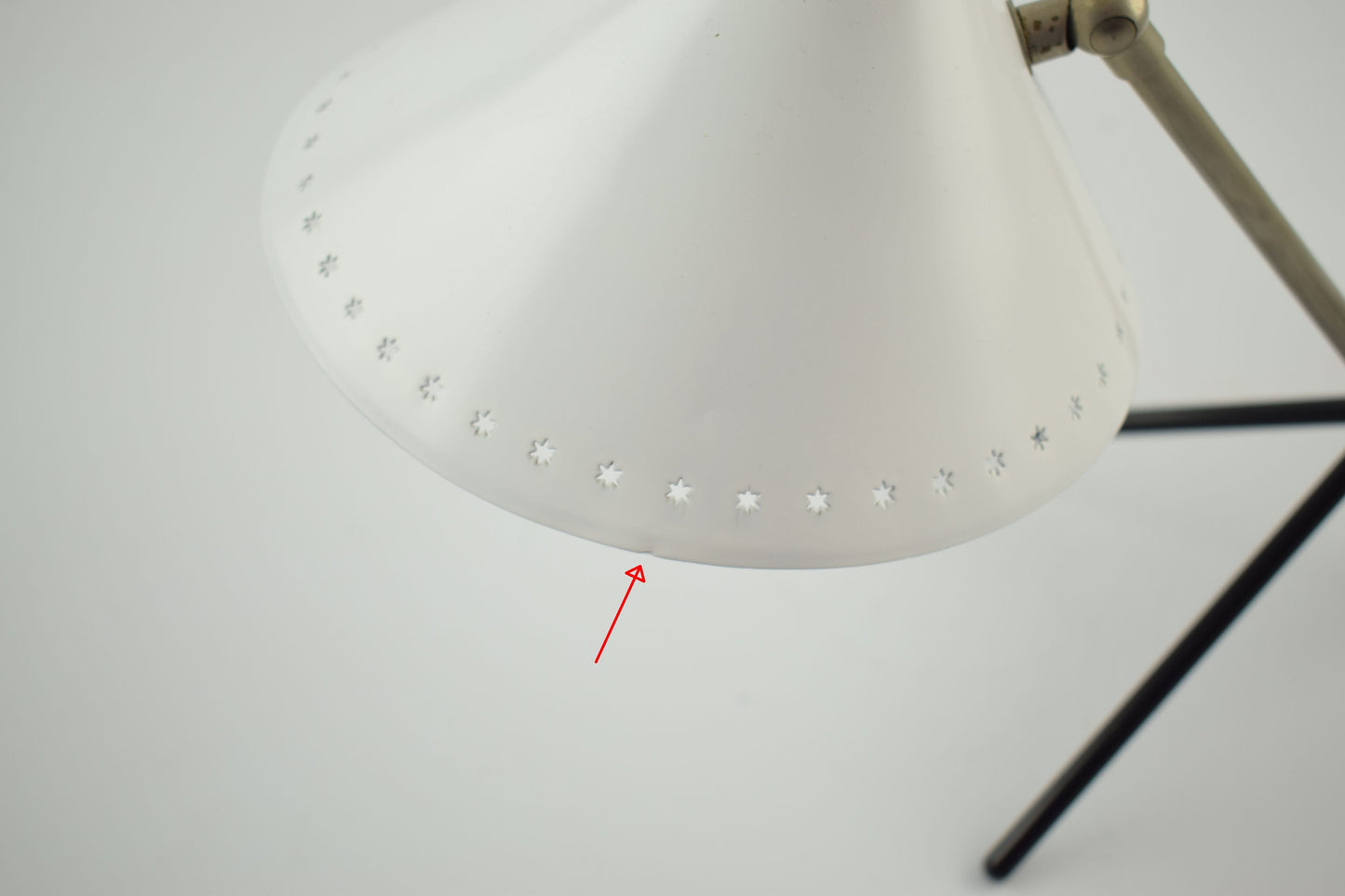 Pinocchio lamp or pinokkio lamp by H.Busquet from hala minimalist industrial icon from the fifties