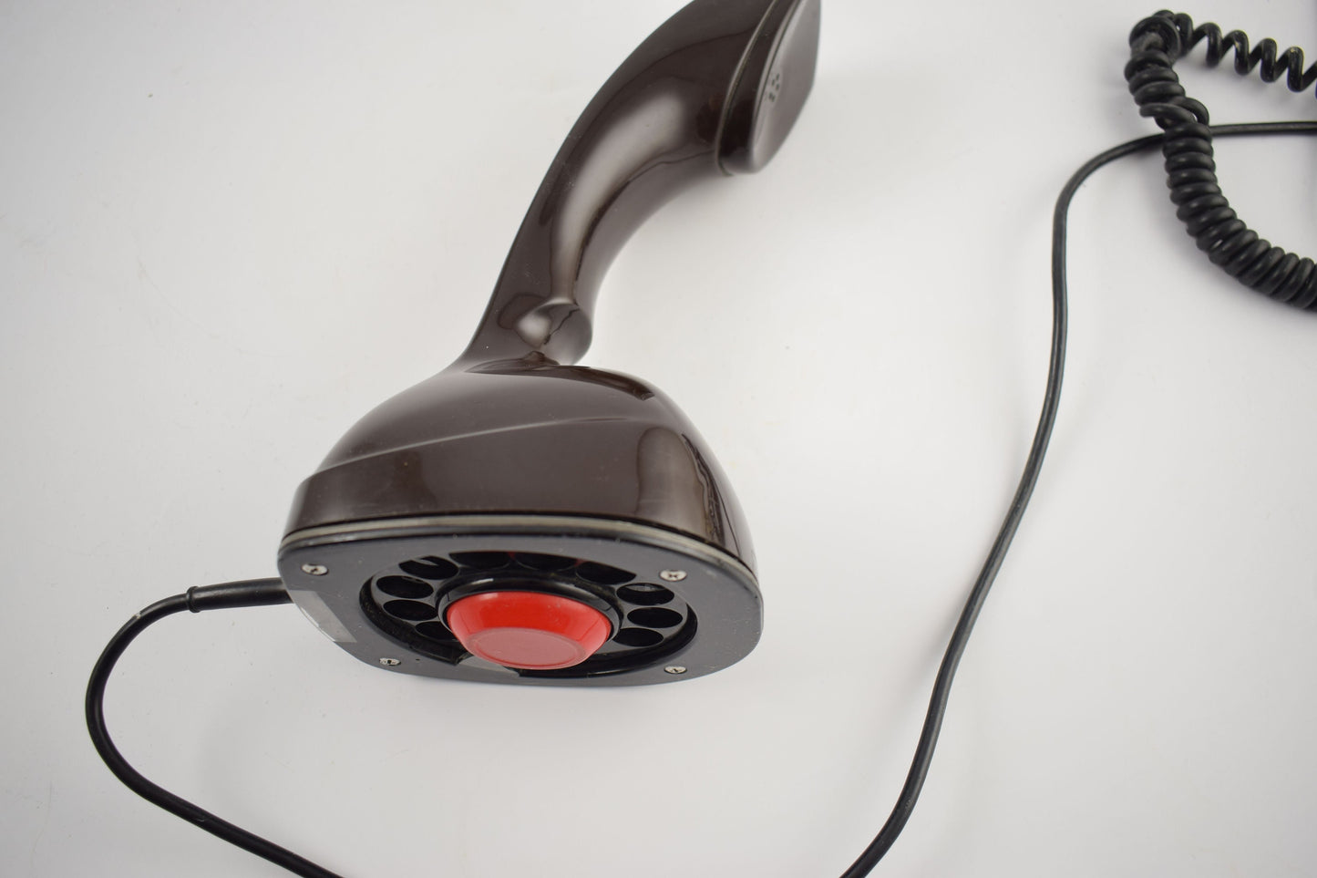 Marrón muy oscuro Ericofon famoso teléfono moderno de mediados de siglo de ericsson