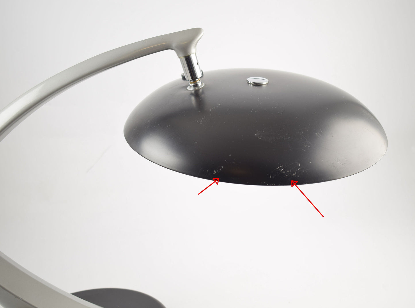 Fase Boomerang bureau tafellamp Madrid Spanje. Prachtige lamp uit de jaren 60 en begin jaren 70