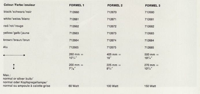 Fog and Morup Formel 3 Zwarte hanglamp ontworpen door Hans Due, Denemarken 1975.