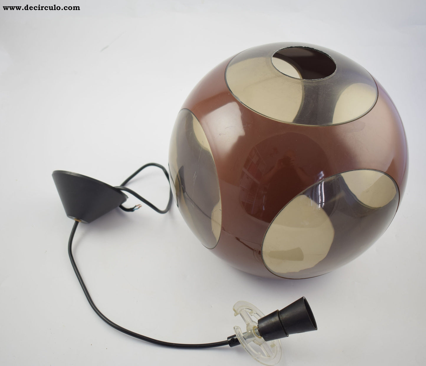 OVNI Era espacial colgante Ojo de insecto luminoso masivo