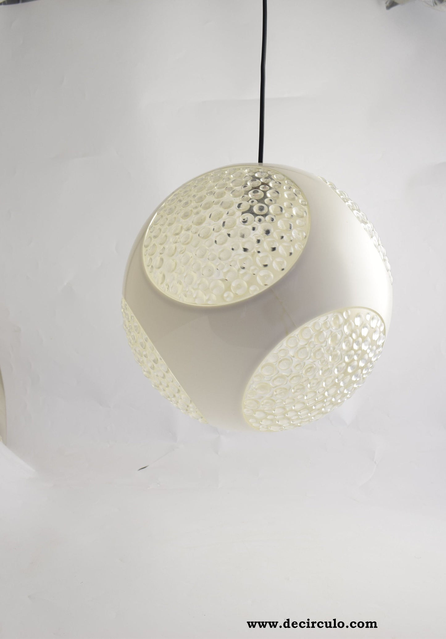 UFO Space age pendant Light bug eye massive