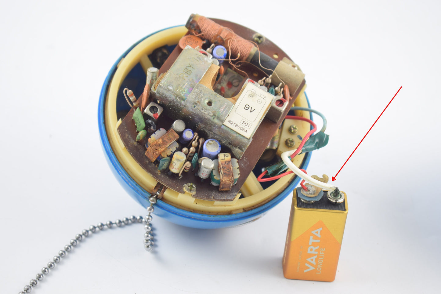 Vintage "panapet" type MW blue panasonic national Radio