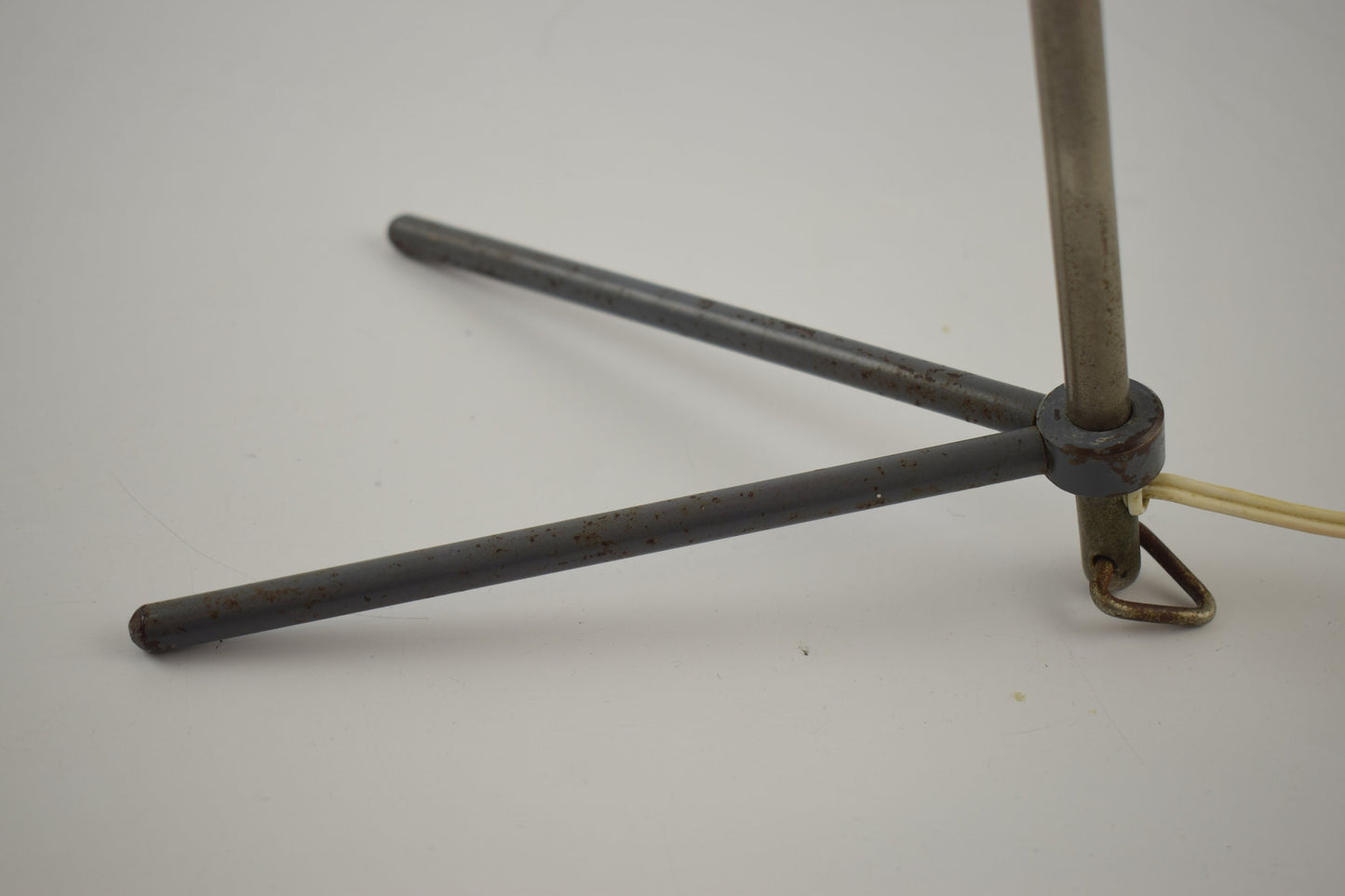 Red Pinocchio wall or table lamp designed in 1956 by H.Th.A. Busquet