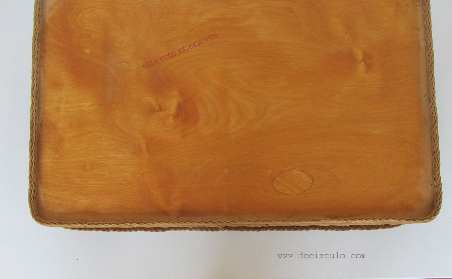 Bandeja de mosaico español vintage de toro grande