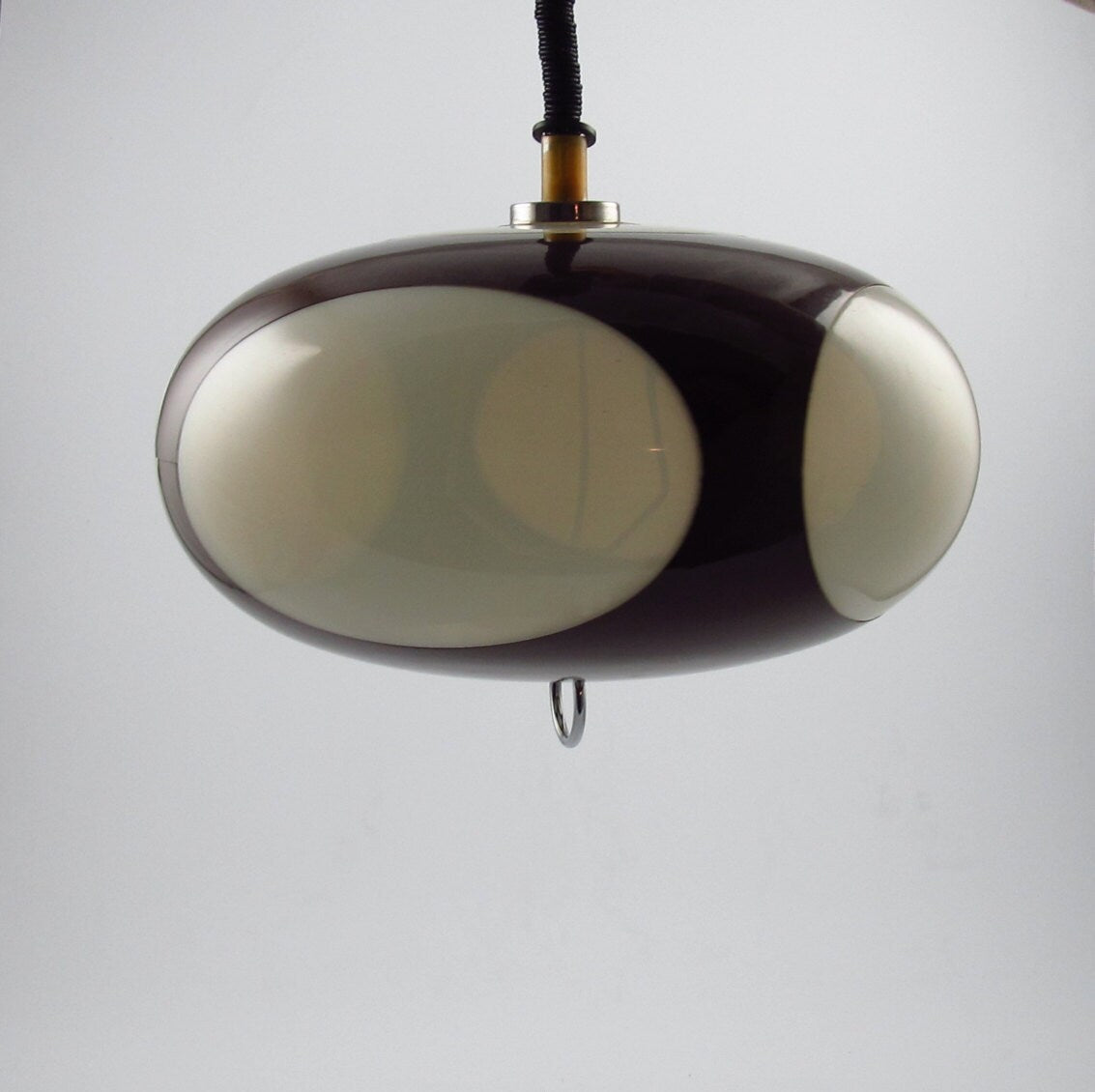 Lámpara colgante UFO Space age de Luigi Colani, lámpara de diseño de los años 70