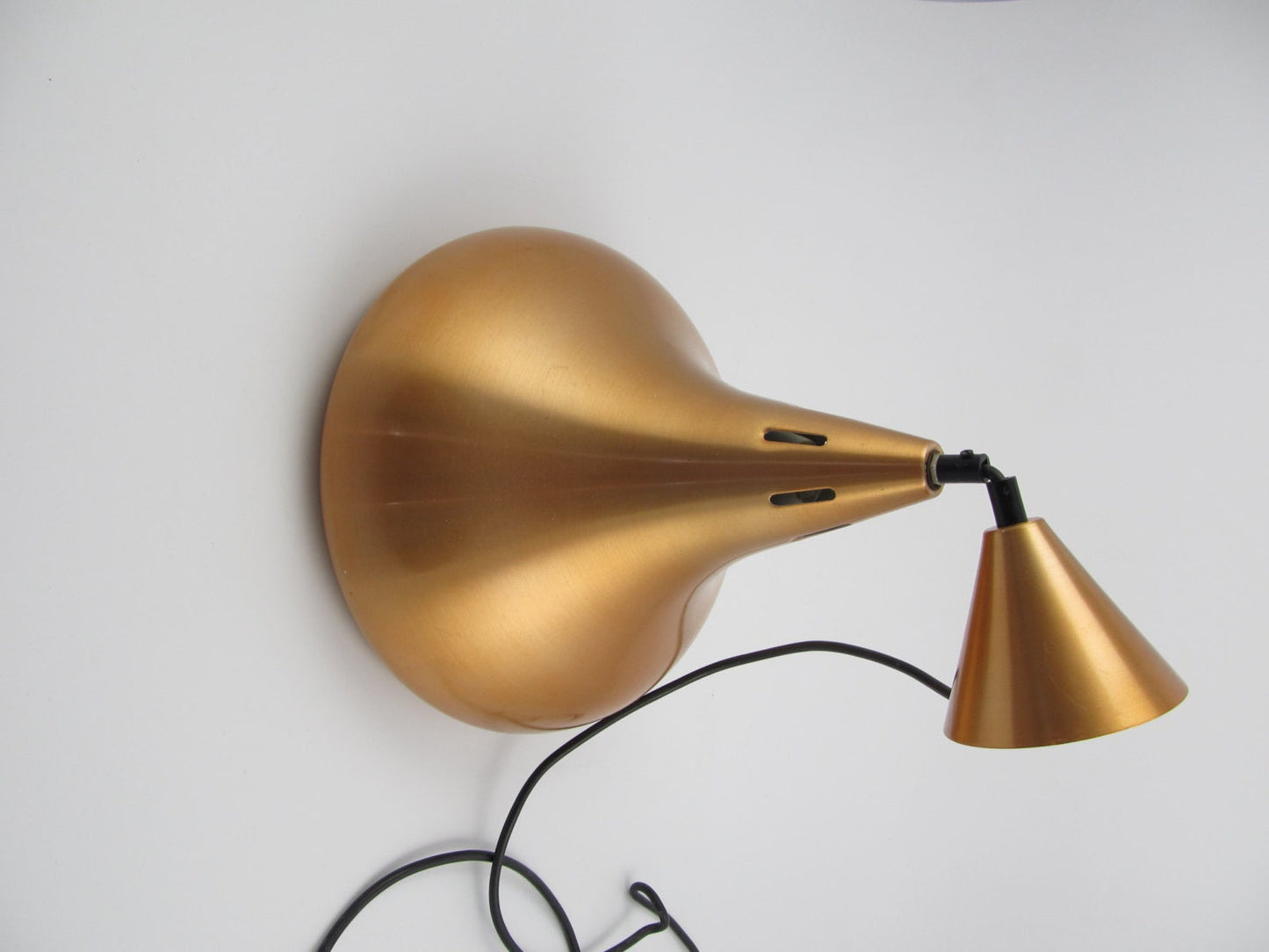 Brushed alumininum copper colored carambole biljart lamp WITH CANOPY