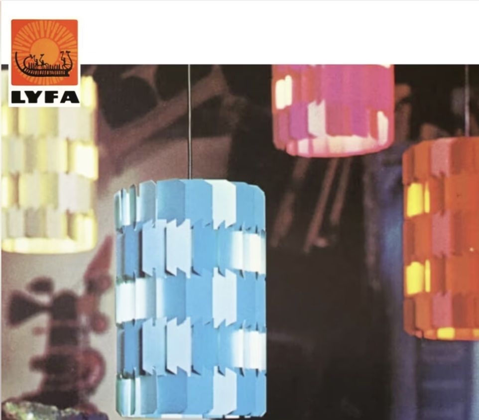 Lyfa Facet Pop by Louis Weisdorf 1960s Denmark