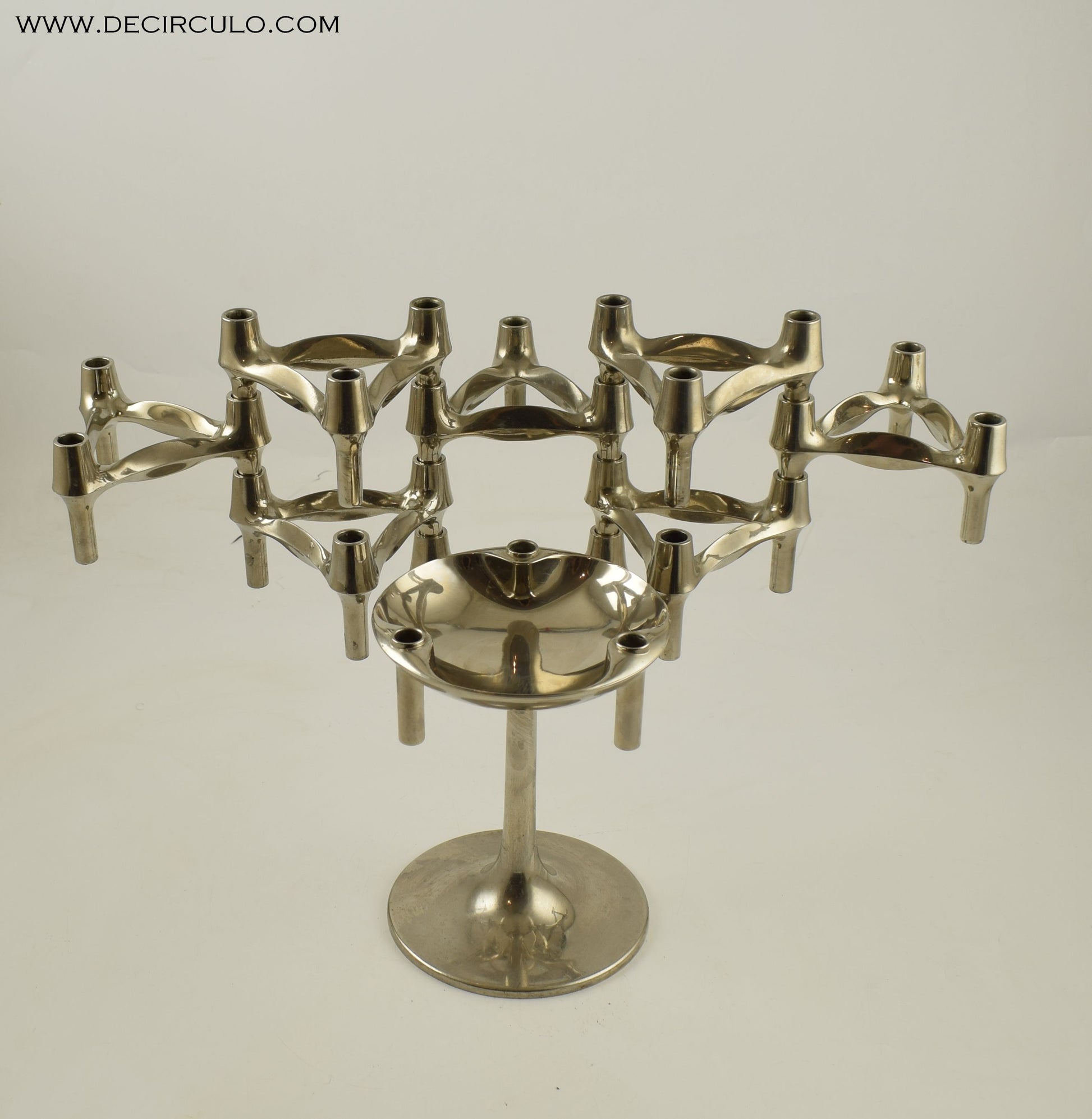 nagel candle holders heavy plus standand bowl decirculo