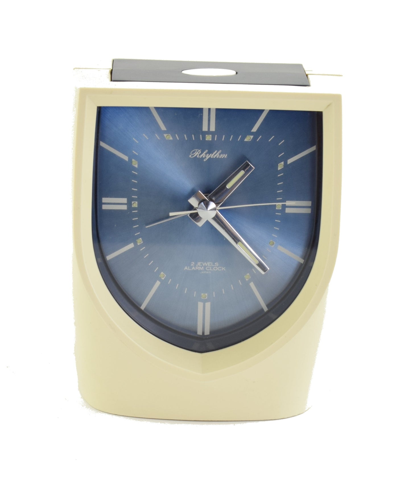  rhythm 2 jewels blessing germany alarm clock alarmclock space age jetsons movie star trek star wars japan west germany kartell artemide castiglioni ufo aliens white blue clock