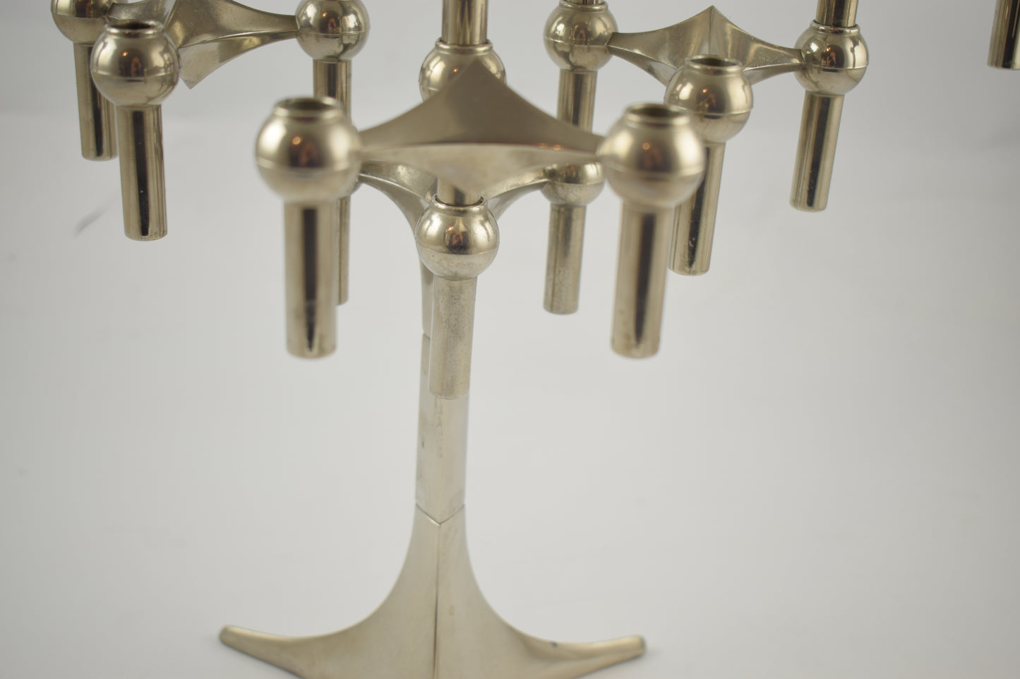 rare base Nagel Candle holders S22 designed by Ceasar Stoffi and Fritz Nagel and manufactured by BMF