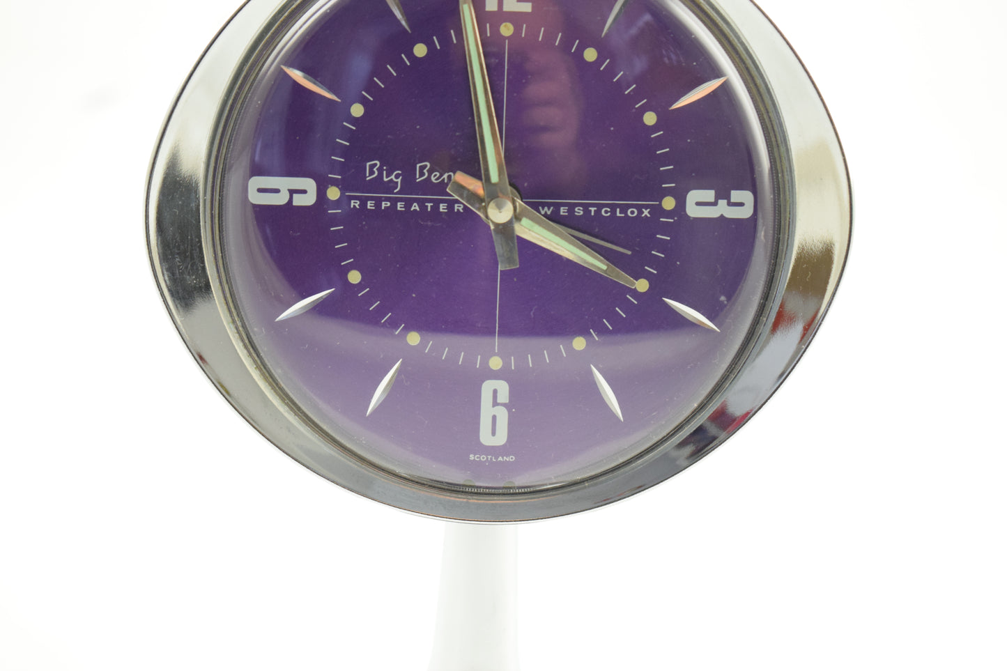 westclox clock scotland item rhythm alarm retro vintage alarm james bond industrial look chrome base blue alarm clock blessing clock big ben pedestal bedroom item alarm clock 2 jewels japan