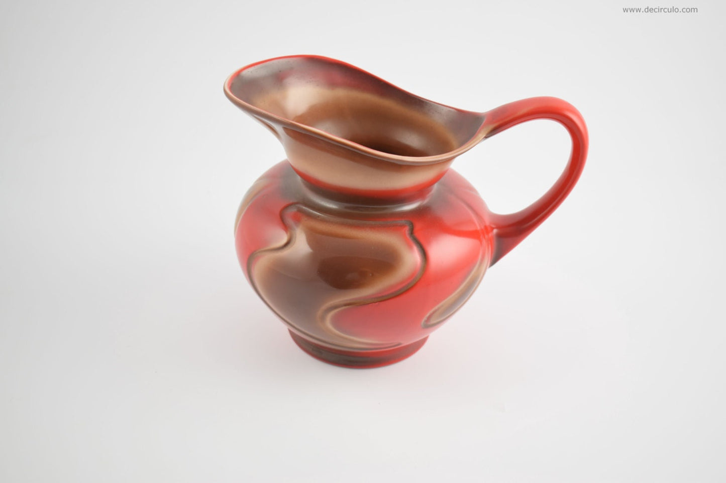 Art Deco ceramic Vase, porselain vase from mosa maastricht