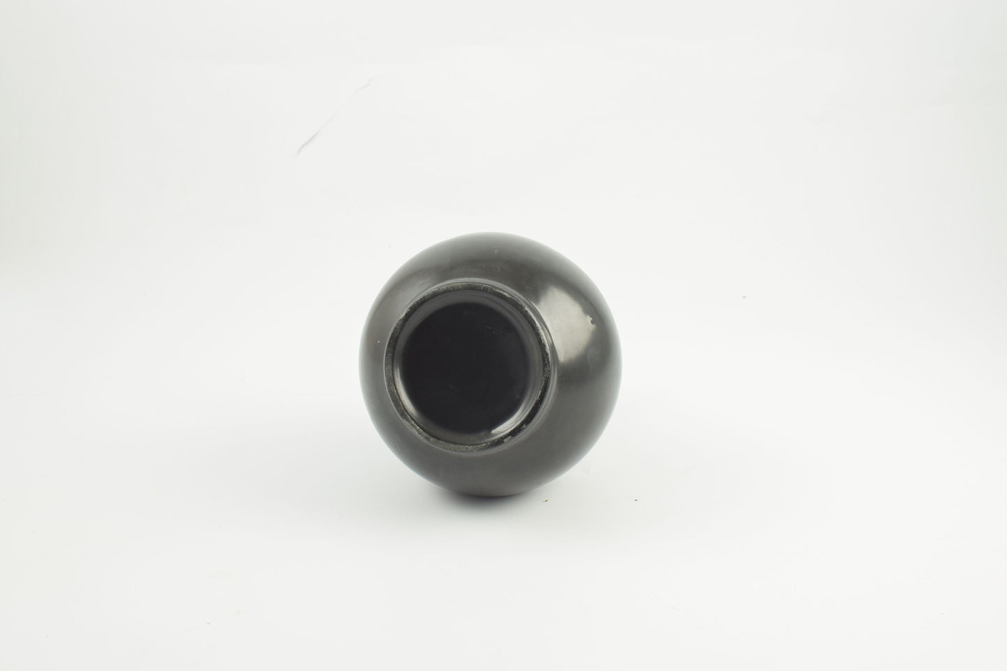 Ceramic Vase Mosa Maastricht, black vase or can from dutch ceramic company Mosa