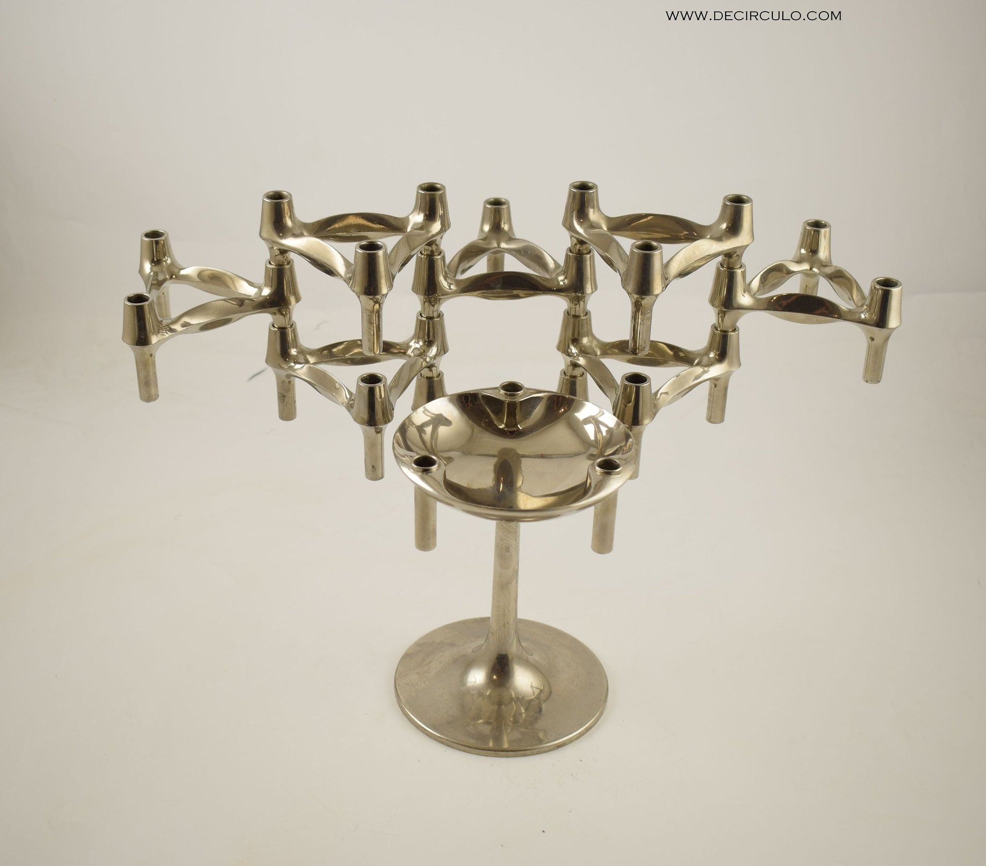 nagel candle holders heavy plus standand bowl decirculo