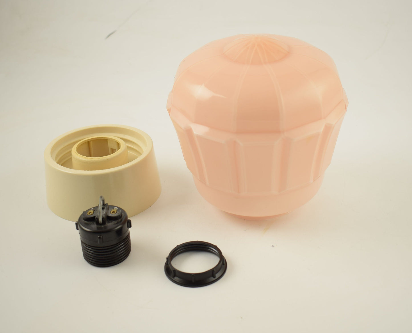 Art Deco Thabur Lamp Den Haag Nederland Jaren 30 oudroze Nederlandse Plafondlamp