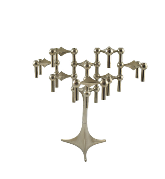 rare base Nagel Candle holders S22 designed by Ceasar Stoffi and Fritz Nagel and manufactured by BMF