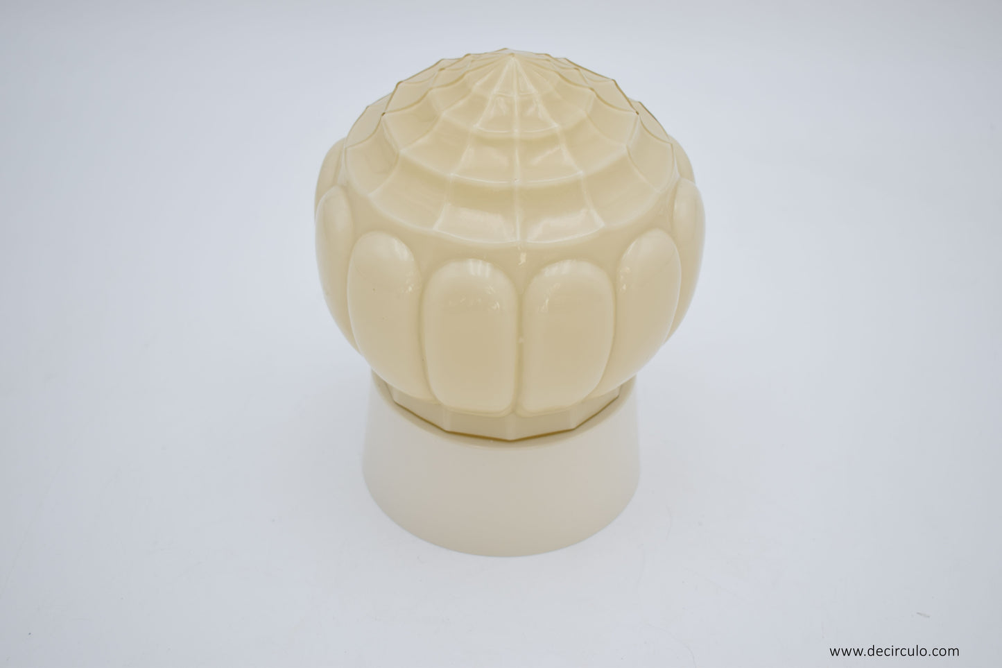 Art Deco Thabur Ceiling Lamp – Dutch Ochre Pendant Light 1930s - 1950s