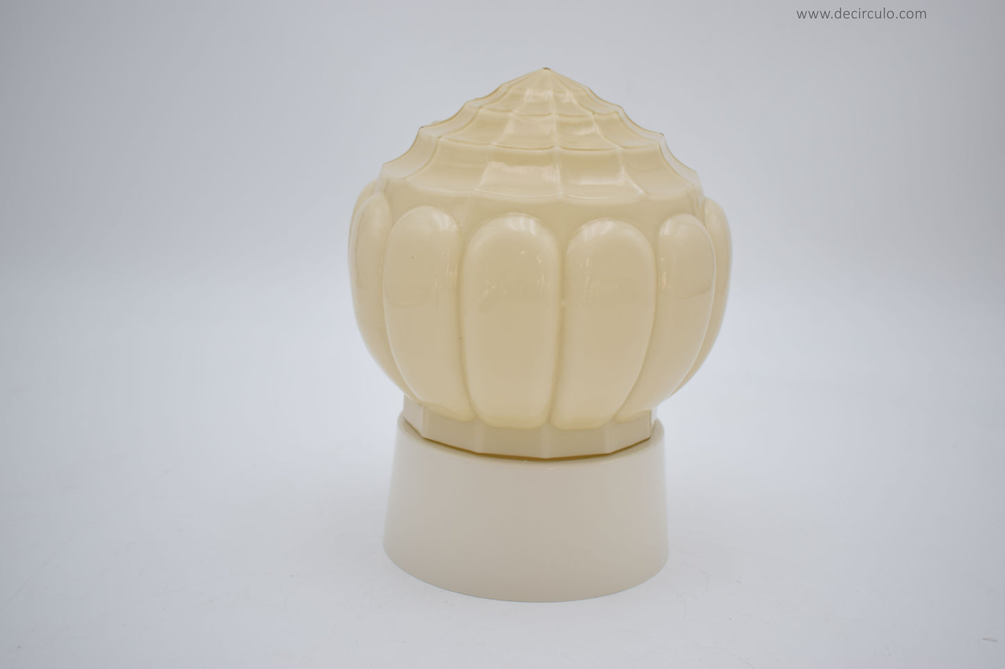 Art Deco Thabur Ceiling Lamp – Dutch Ochre Pendant Light 1930s - 1950s