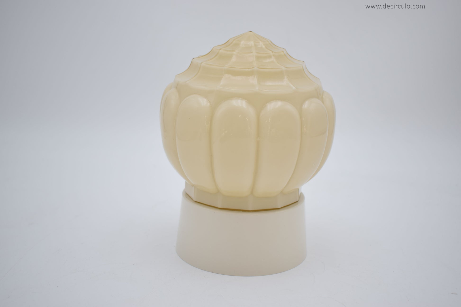 Art Deco Thabur Ceiling Lamp – Dutch Ochre Pendant Light 1930s - 1950s