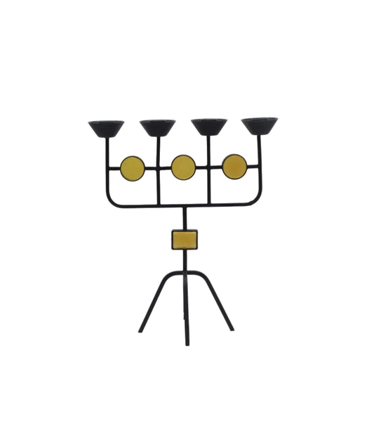 cast iron gunnar ander candle holder 