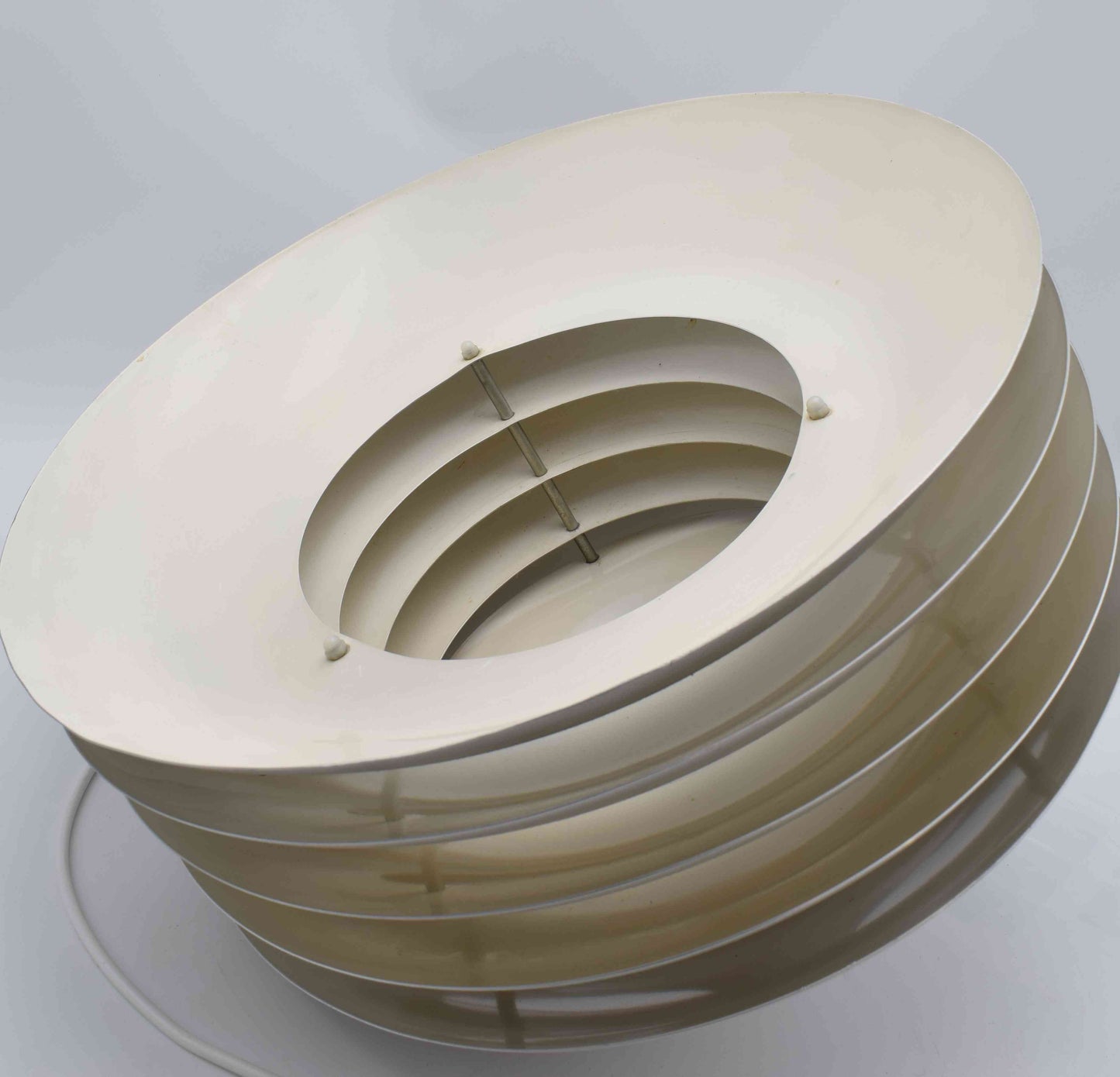 jakobsson, svera, AB Markaryd, Swedish design ikea, danish design, dutchdesign lamp, pendant lamp, salmon pink lamp, big hanging lamp, kitchen lamp, living room lamp, fog morup vintage, vintage lamp