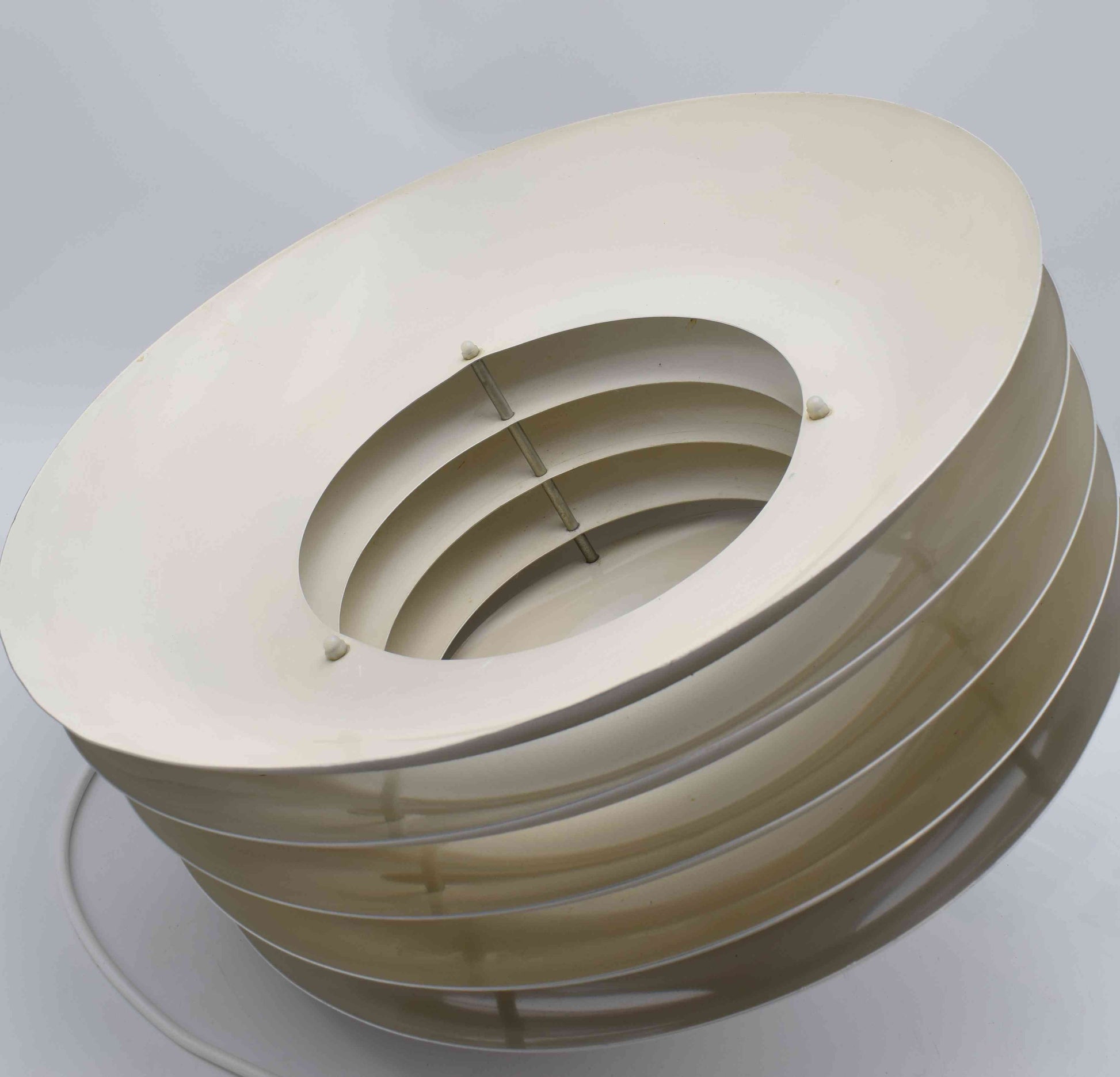 jakobsson, svera, AB Markaryd, Swedish design ikea, danish design, dutchdesign lamp, pendant lamp, salmon pink lamp, big hanging lamp, kitchen lamp, living room lamp, fog morup vintage, vintage lamp