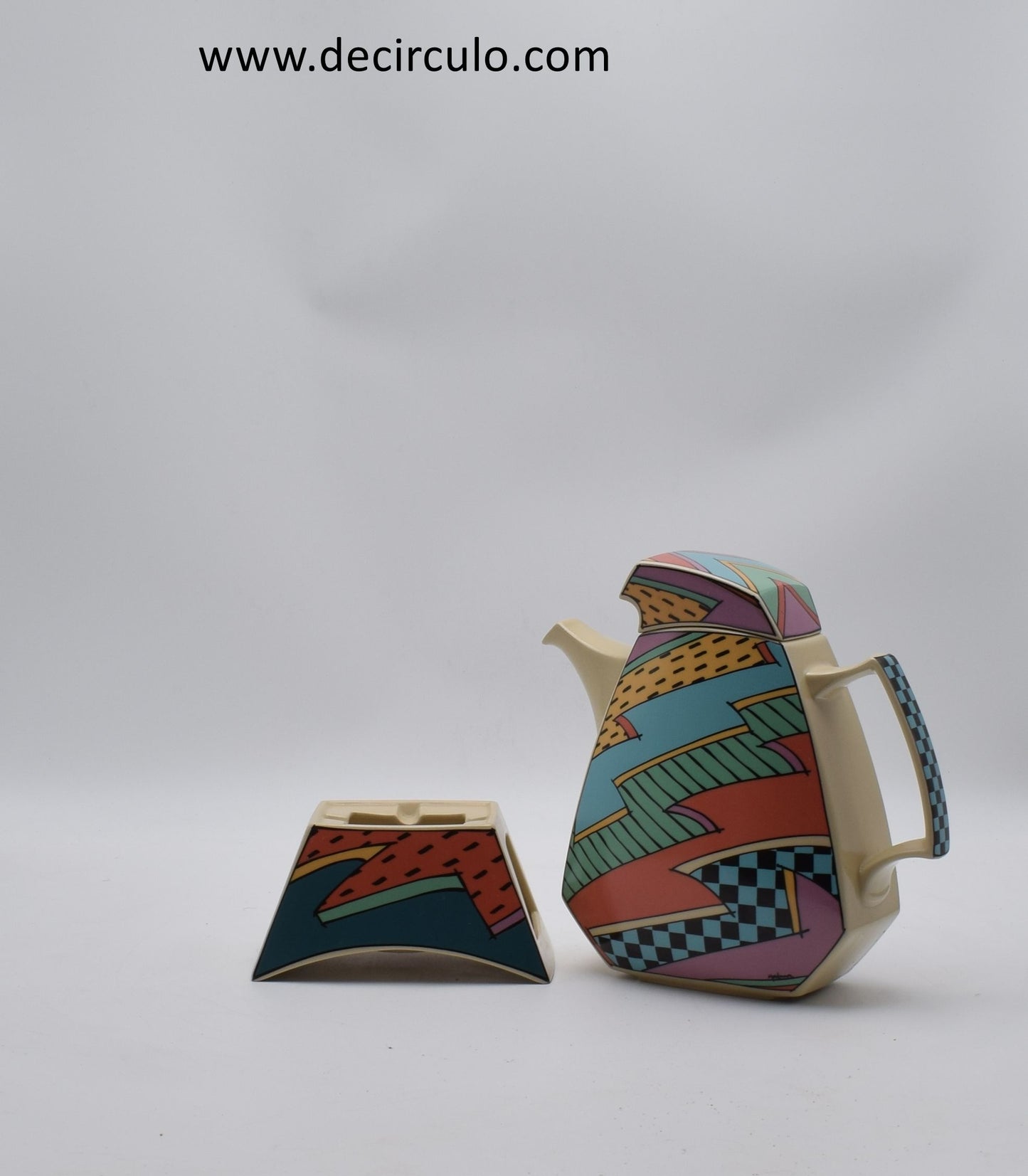 memphis style, rosenthal ceramics, rosenthal porcelain, vintage plates, flash one rosenthal, 1980s design, vintage kitchenware, Villeroy Boch, design kitchenware, Dorothy Hafner, keith haring, Andy Warhol, popart