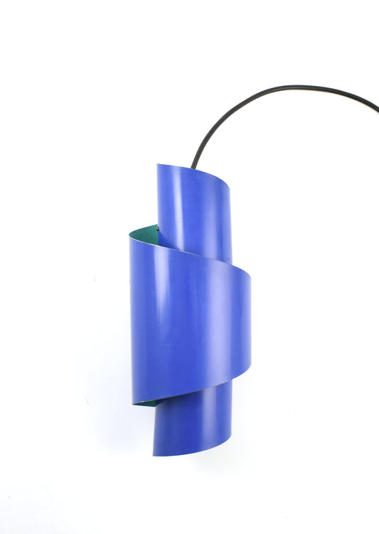 LYFA SWIRL van Simon Henningsen blauwe Deens design hanglamp