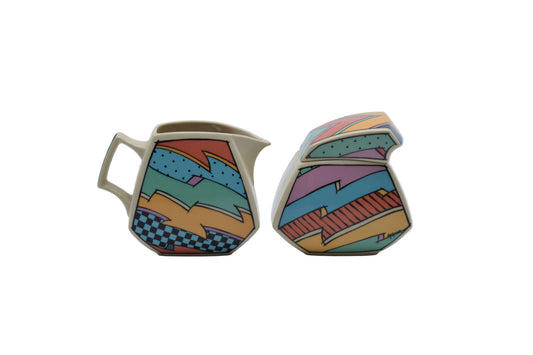 memphis style, graffiti 1980s, rosenthal ceramics, rosenthal porcelain, vintage plates, flash one rosenthal, museum piece, 1980s design, vintage ikea, vintage kitchenware, Villeroy Boch, olive oil dispenser, olive oil bottle