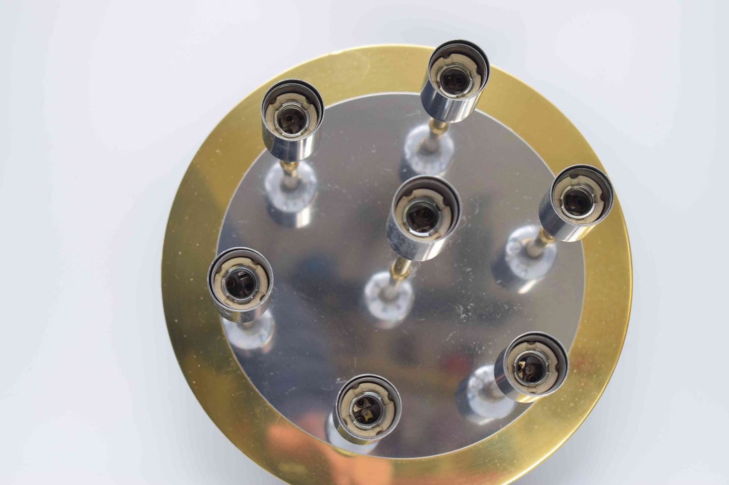 cosack leuchten, cosack model 3220 07, cosack ceiling lamp, space atomic lamp, wall lights Cosack, Sputnik Wall Lamp, brass Flush Mount, Hollywood regency, willy daro bond, Dorothy Draper, William Haines, new york lamp, Chrysler building ny