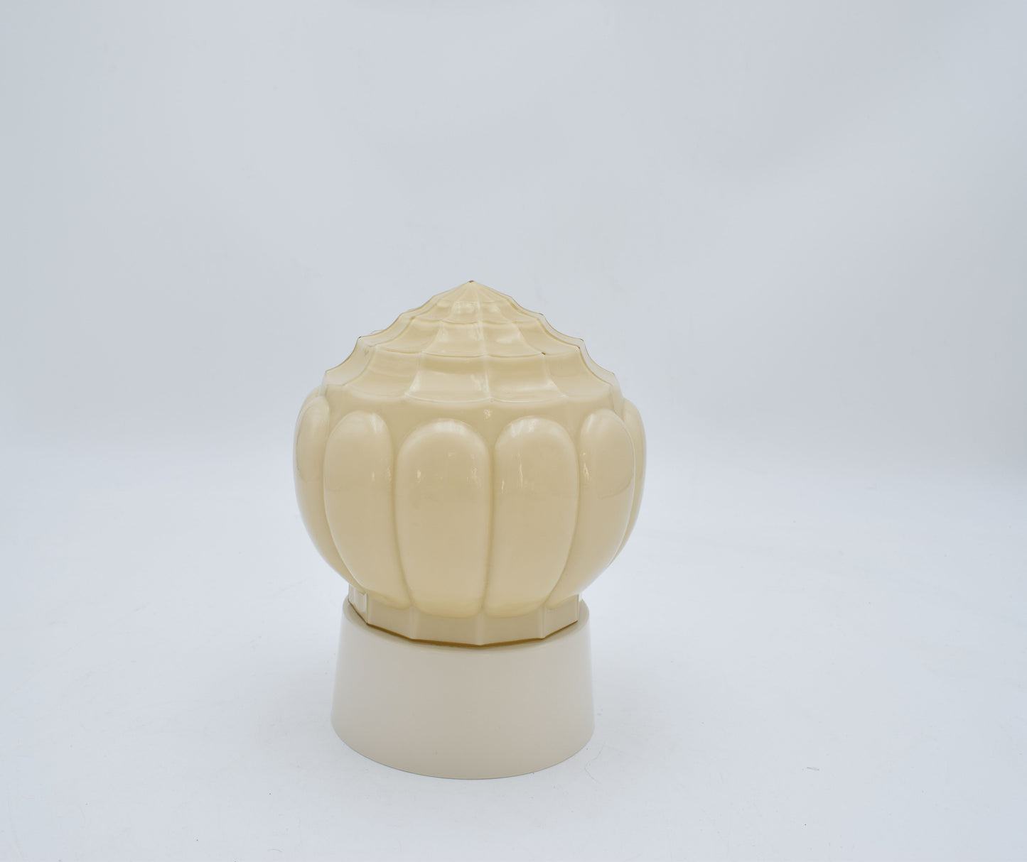 Art Deco Thabur Ceiling Lamp – Dutch Ochre Pendant Light 1930s - 1950s