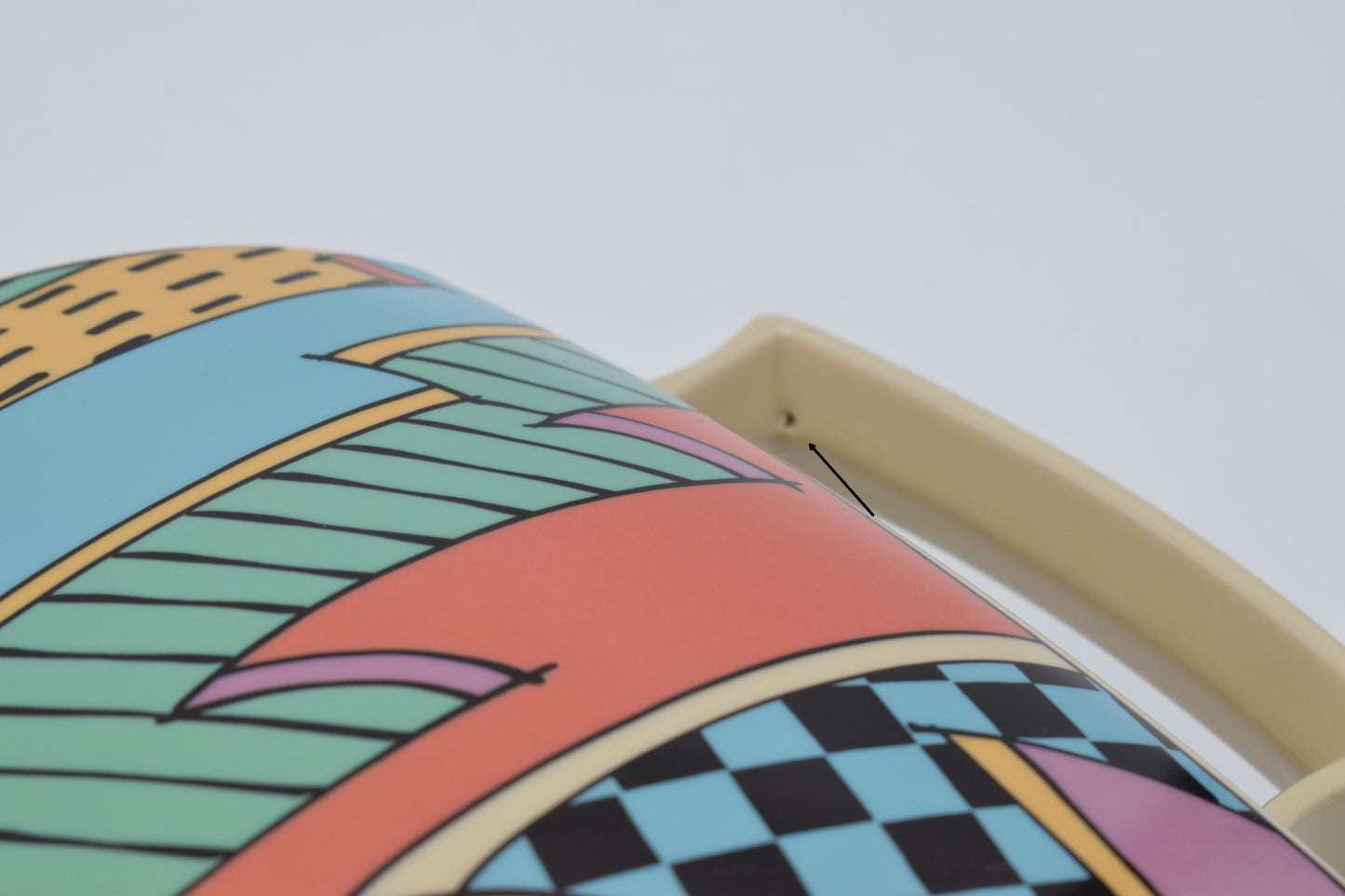 memphis style, rosenthal ceramics, rosenthal porcelain, vintage plates, flash one rosenthal, 1980s design, vintage kitchenware, Villeroy Boch, design kitchenware, Dorothy Hafner, keith haring, Andy Warhol, popart