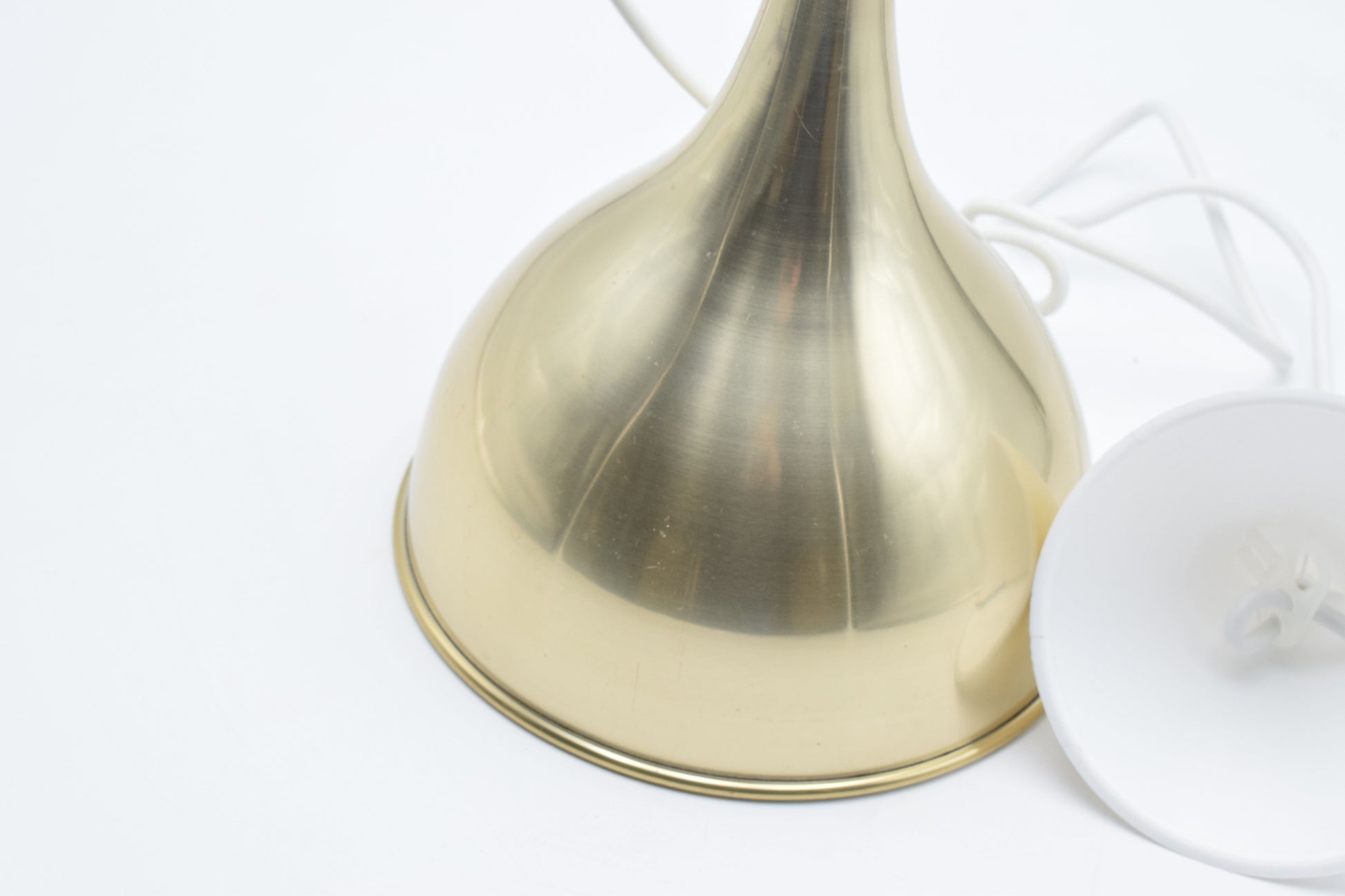 fog morup, pendant light, poulsen, ceiling light, walking closet, mid century, danish, messing lamp, brass lamp, hallway lamp, corridor lamp, silhuet fog morup, kitchen lamp