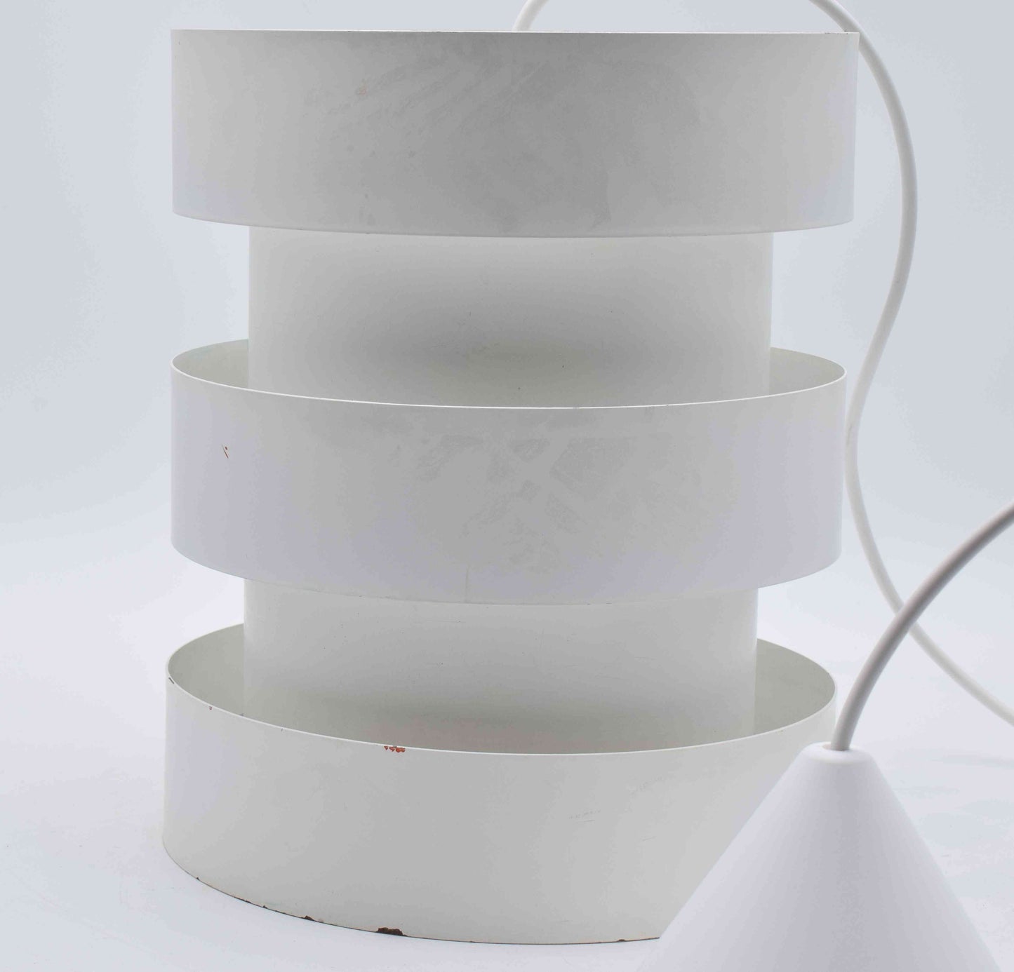 fog morup, scandinavian, ceiling light, pendant lamp, mid century modern, panton design, Denmark Danish, jo hammerborg, kitchen pendant, lyskaer lyfa, nelson eames, orange light, kalff