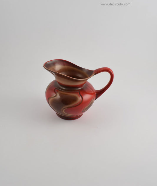 Jarrón de cerámica Art Déco, jarrón de porcelana de mosa maastricht
