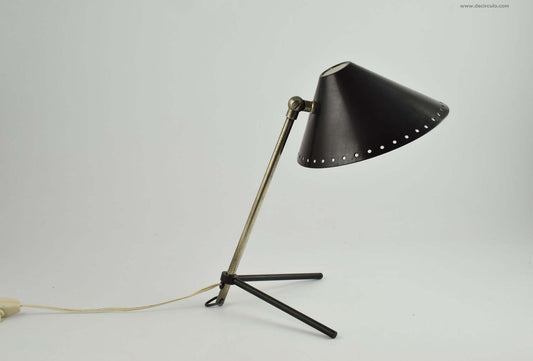 Lámpara Pinocho o lámpara pinokkio de H.Busquet de hala icono industrial minimalista de los años cincuenta