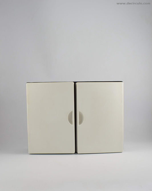 Botiquín de baquelita moderno de mediados de siglo, armario de pared de la década de 1950