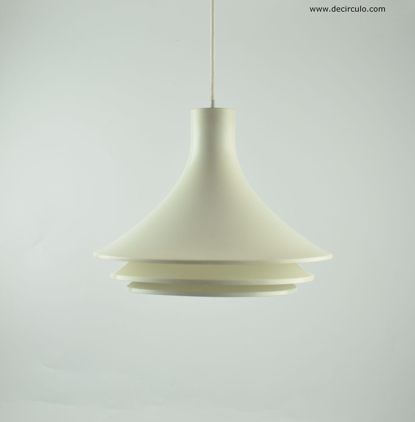 Hanglamp van hans agne jakobsson markaryd zweden, prachtige witte aluminium design hanglamp