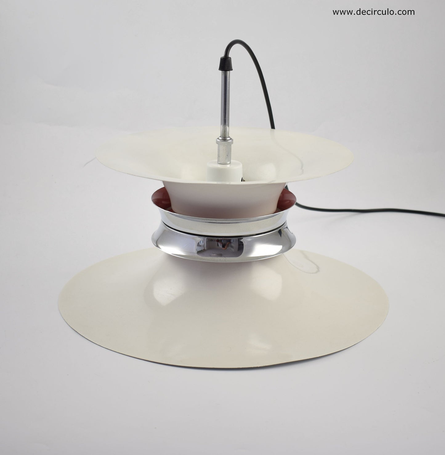 Lámpara colgante de diseño Lyskaer Bent Nordsted en blanco de Bent Nordsted